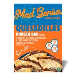 Mad Genius Snack Lab Korean BBQ Quesadillas 14 oz