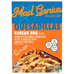 Mad Genius Snack Lab Korean BBQ Quesadillas 14 oz