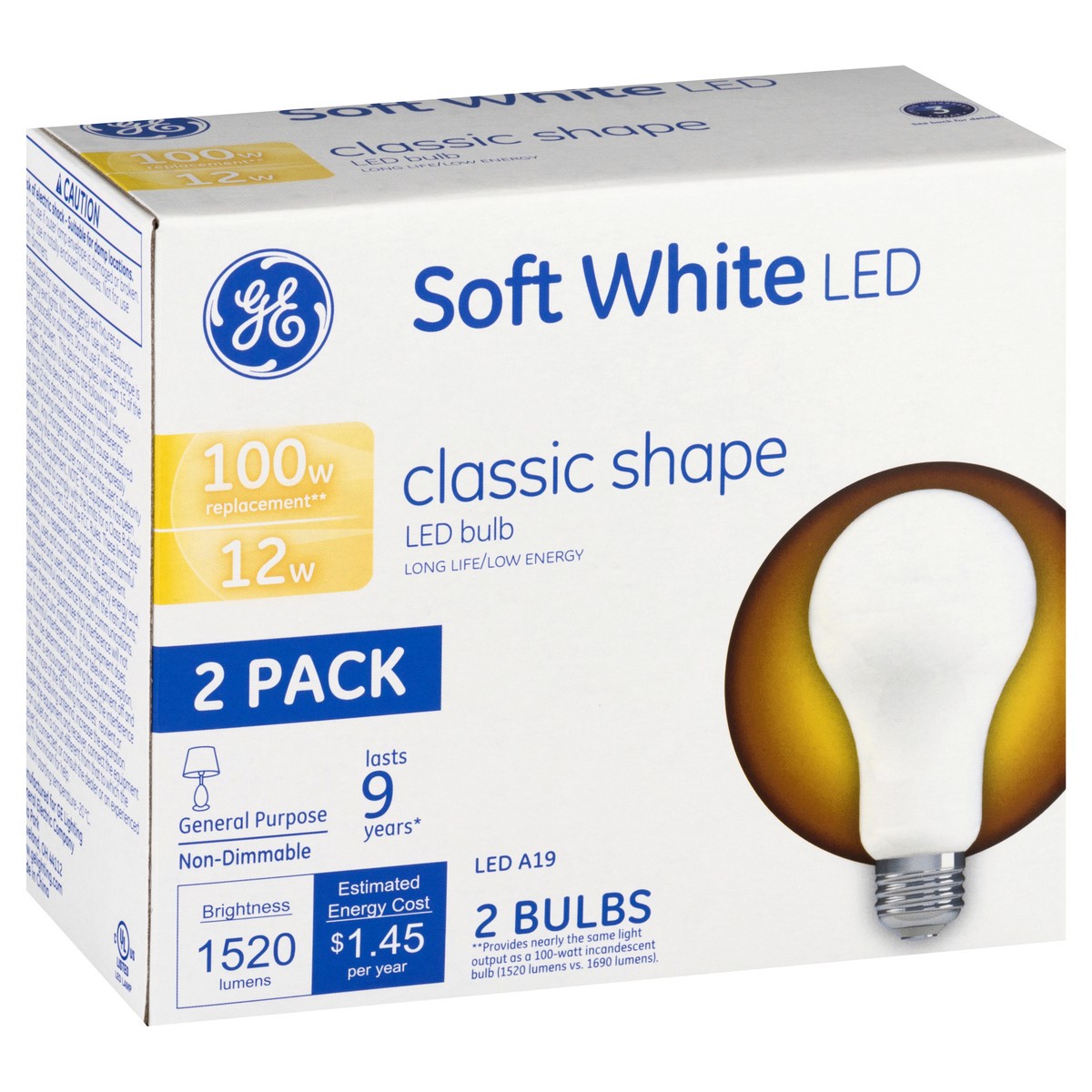 slide 4 of 11, GE LED Soft White 12 Watts 2 Pack Light Bulbs 2 ea, 2 ct