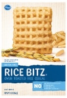 slide 1 of 1, Kroger Rice Bitz Oven Toasted Rice Cereal, 12 oz