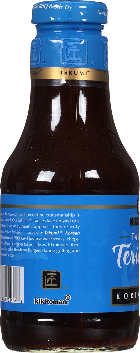 slide 7 of 7, Kikkoman Takumi Korean BBQ Teriyaki Sauce 21.25 oz, 21.25 oz