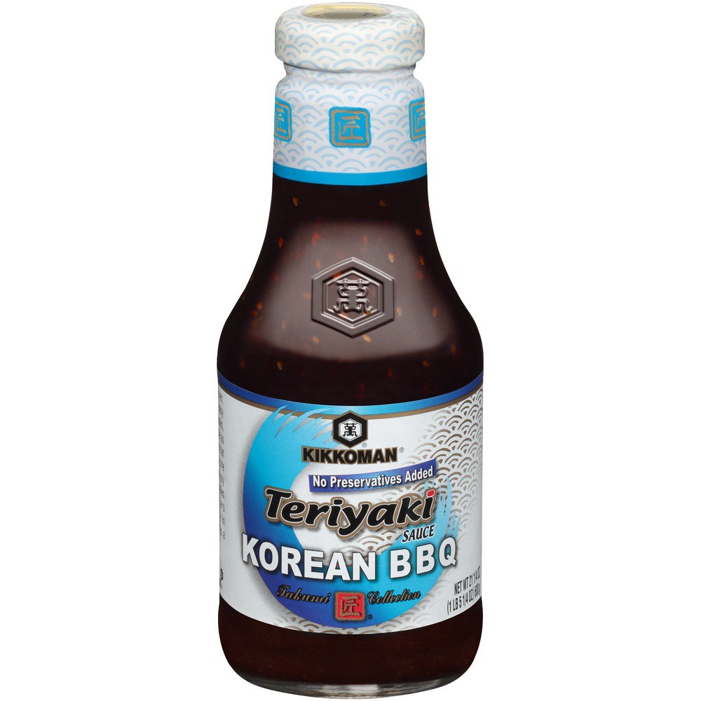 slide 1 of 7, Kikkoman Takumi Korean BBQ Teriyaki Sauce 21.25 oz, 21.25 oz