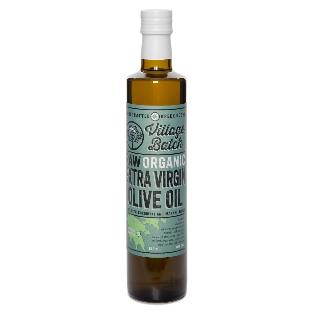 slide 1 of 1, Village Batch Raw Organic Extra Virgin Olive Oil, 16.9 oz