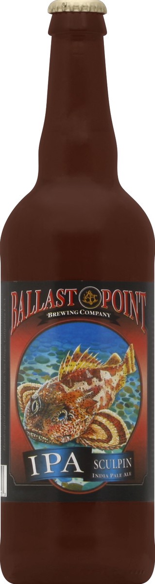 slide 3 of 4, Ballast Point India Pale Ale 22 oz, 22 oz