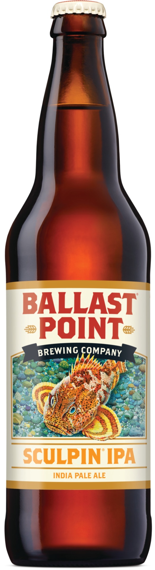 slide 1 of 4, Ballast Point India Pale Ale 22 oz, 22 oz