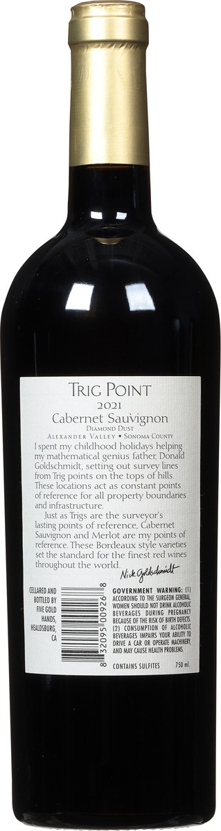 slide 7 of 12, Trig Point Diamond Dust Cabernet Sauvignon 750 ml, 750 ml