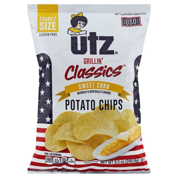 slide 1 of 1, Utz Potato Chips 8.5 oz, 8.5 oz