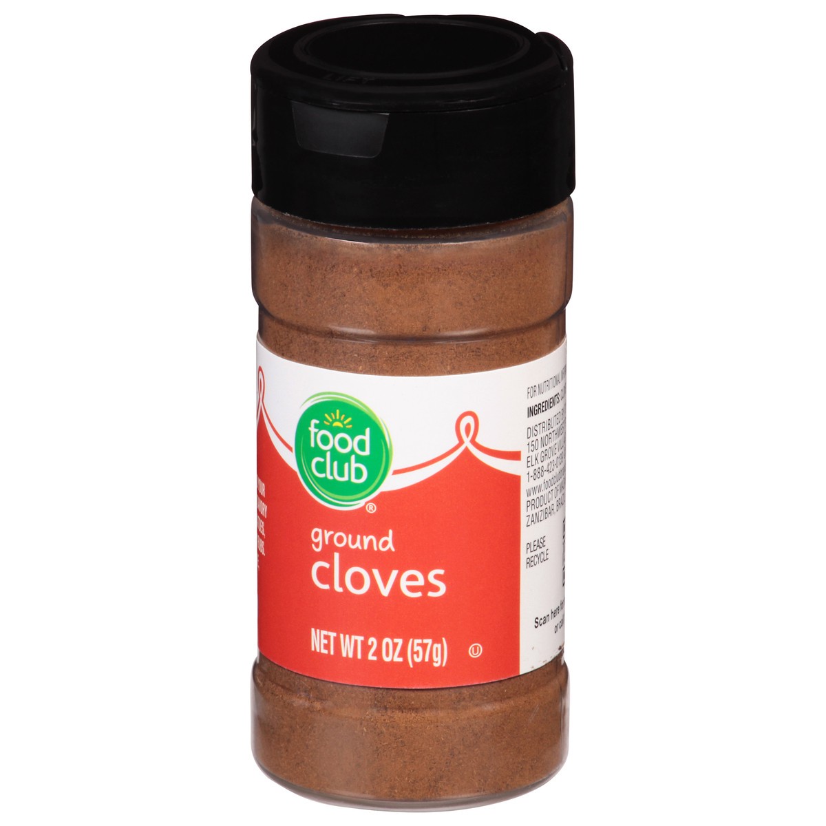 slide 3 of 9, Food Club Ground Cloves 2 oz, 2 oz