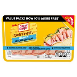 Oscar Mayer Deli Fresh Honey Uncured Ham Value Pack