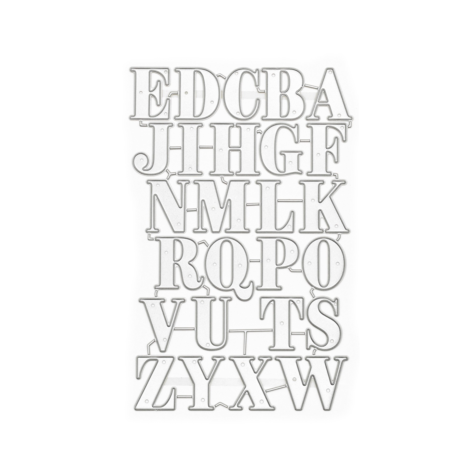 slide 6 of 6, Alphabet Cutting Die By Recollections, 1 ct