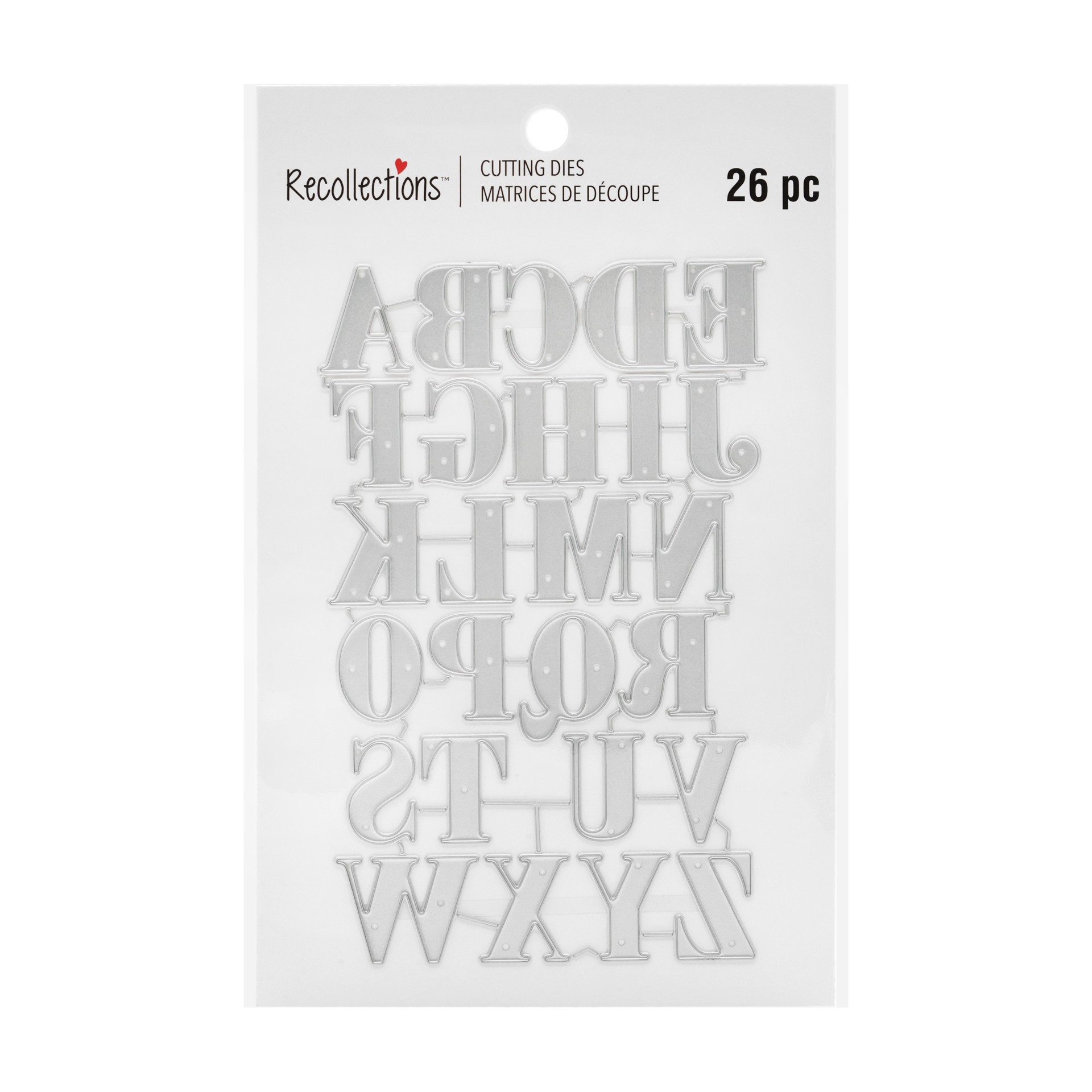 slide 3 of 6, Alphabet Cutting Die By Recollections, 1 ct
