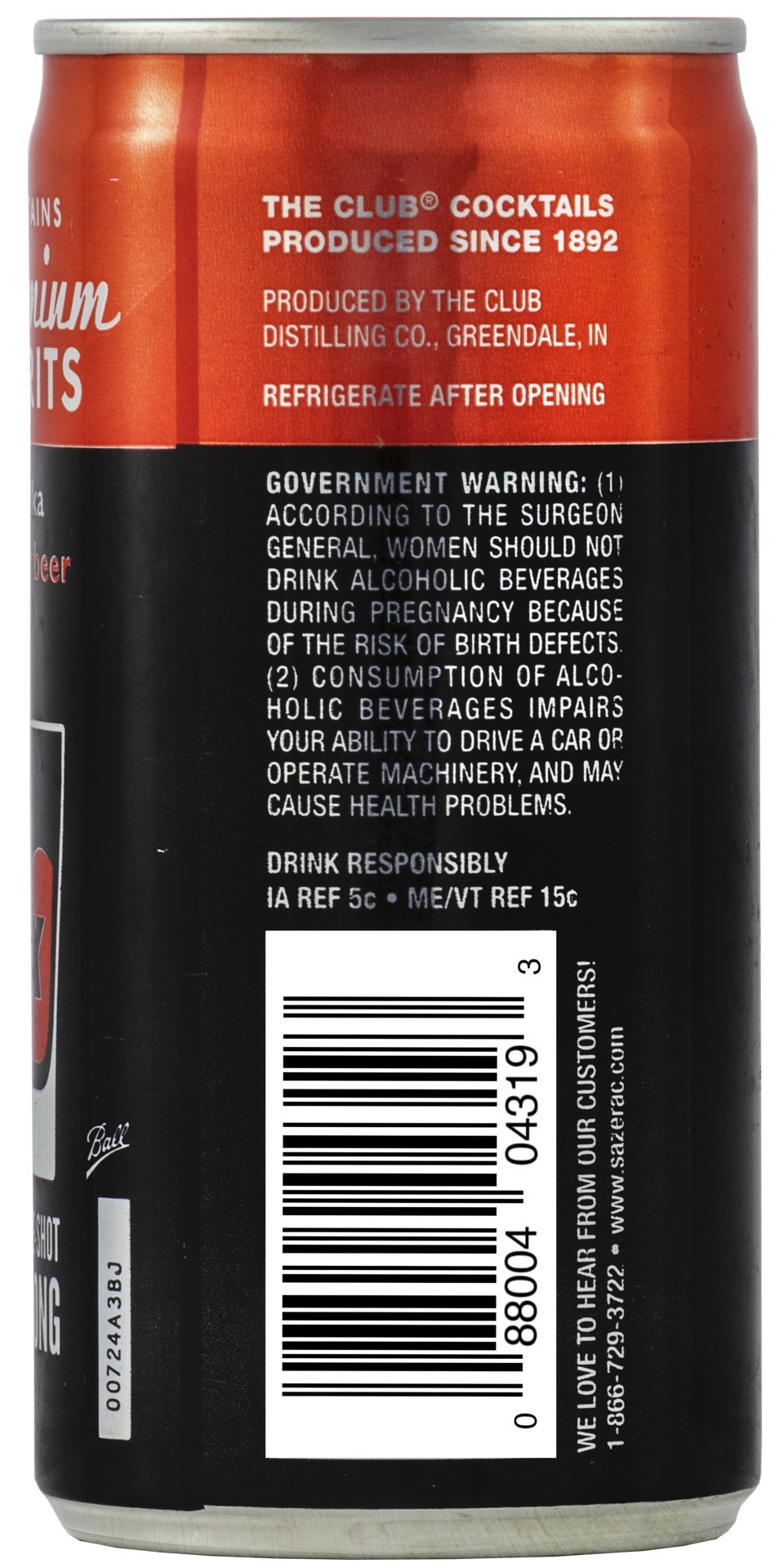 slide 2 of 2, The Club Club Cocktail Moscow Mule, 200 ml