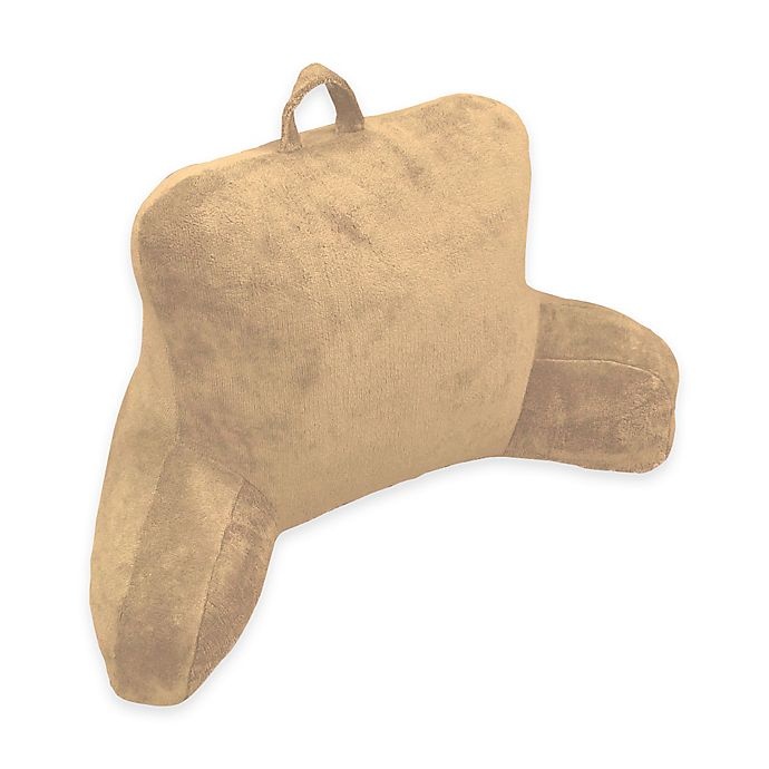 slide 1 of 1, Arlee Home Fashions Micro Mink Backrest Pillow - Brown, 1 ct