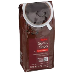 Hy-vee Light Roast Donut Shop 100% Arabica Whole Bean Coffee - 12 oz