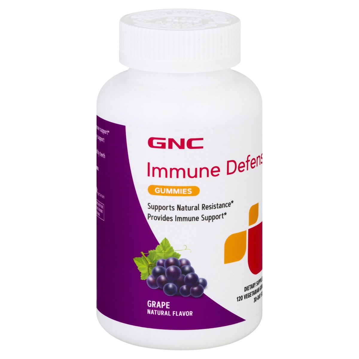 slide 2 of 12, GNC Gummies Grape Immune Defense 120 ea, 120 ct