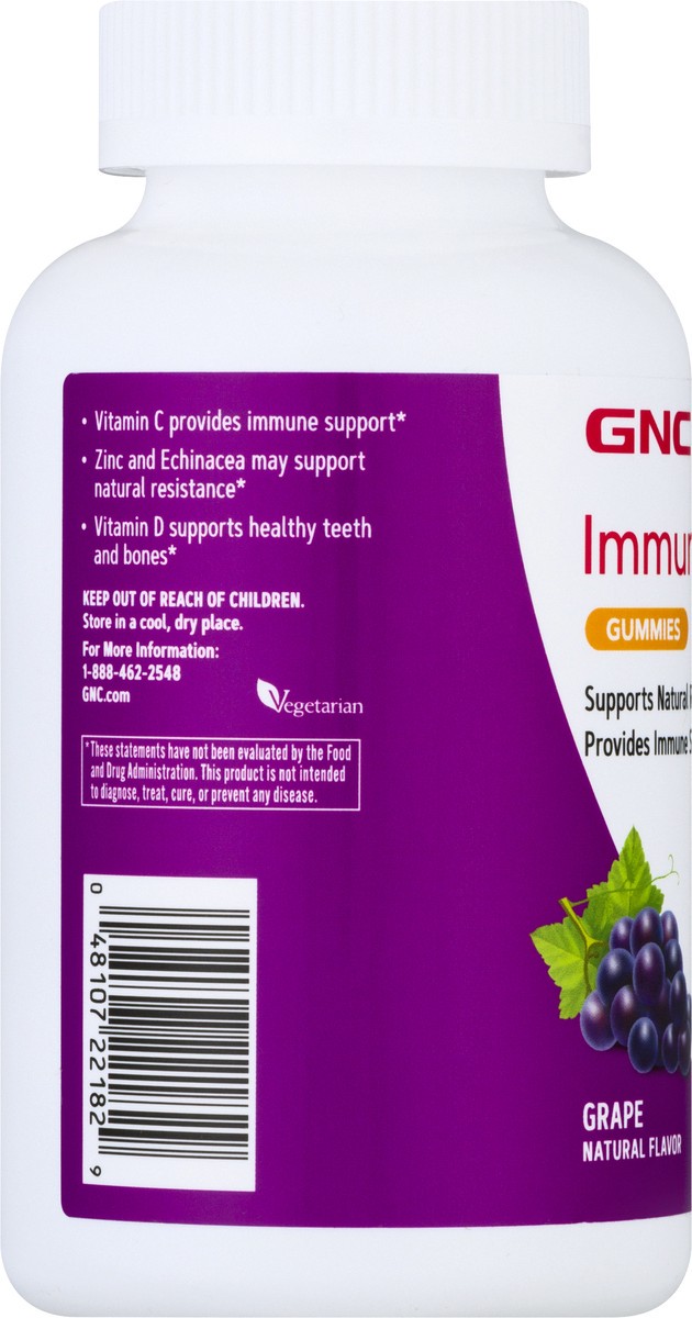 slide 6 of 12, GNC Gummies Grape Immune Defense 120 ea, 120 ct