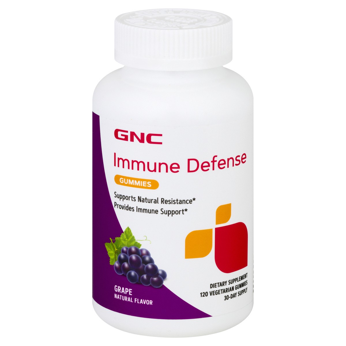 slide 1 of 12, GNC Gummies Grape Immune Defense 120 ea, 120 ct