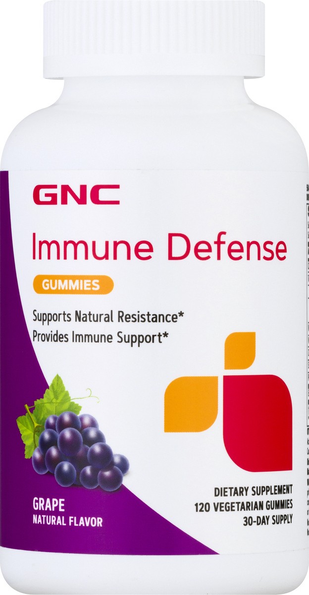 slide 9 of 12, GNC Gummies Grape Immune Defense 120 ea, 120 ct