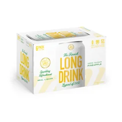 The Long Drink Zero Pineapple 6 pk Can