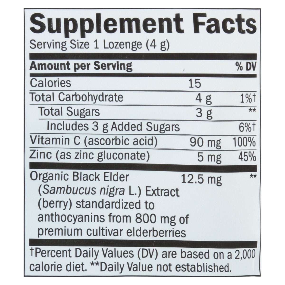 slide 2 of 13, Nature's Way Sambucus Organic Peppermint Zinc Lozenges 24 ea, 24 fl oz