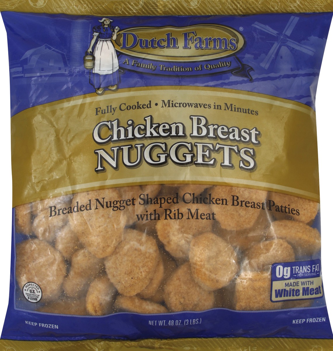 slide 1 of 6, Dutch Farms Chicken Nuggets, 48 oz