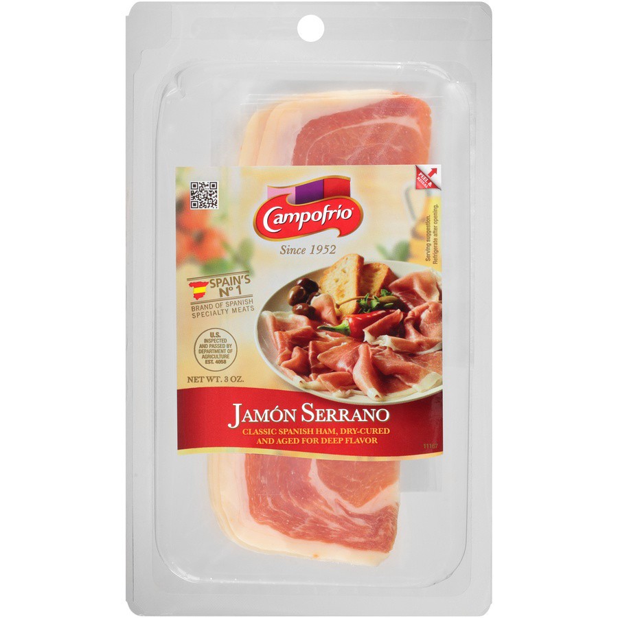 slide 1 of 6, Campofrío Jamon Serrano 3 oz, 3 oz