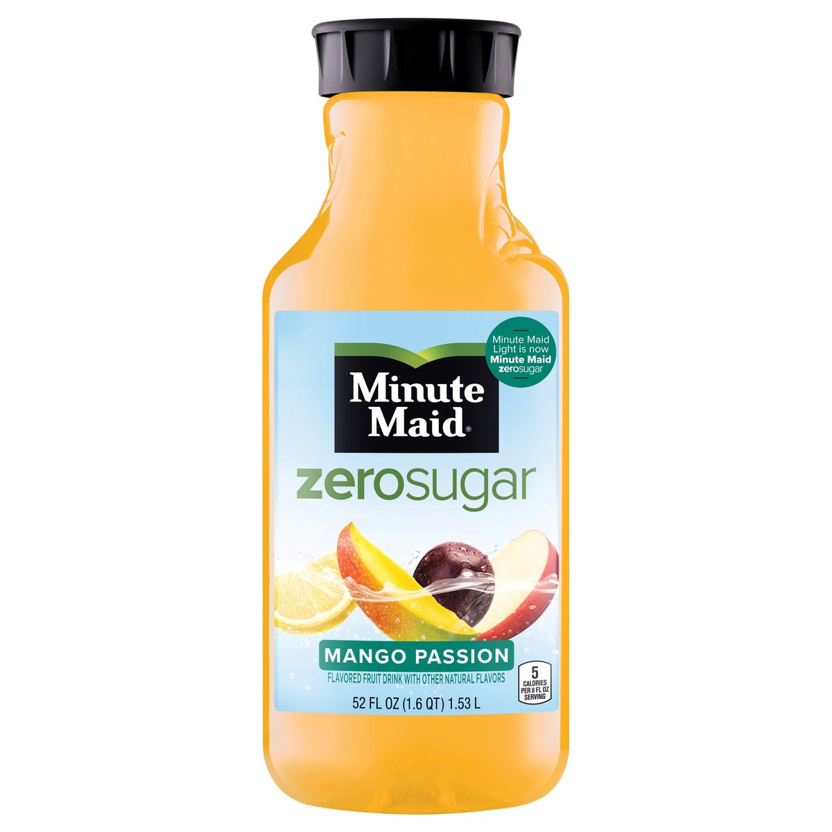 slide 7 of 12, Minute Maid Zero Sugar Mango Passion Fruit Bottle, 52 fl oz, 52 fl oz