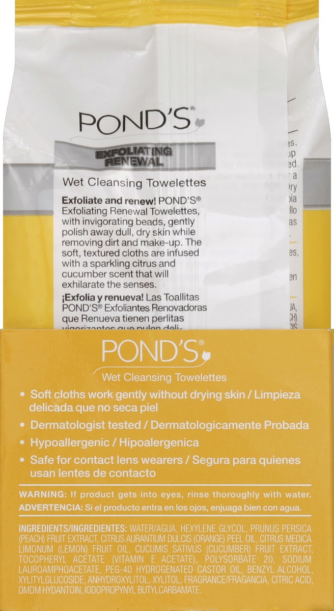 slide 6 of 6, Pond's Towelets, 28 ct