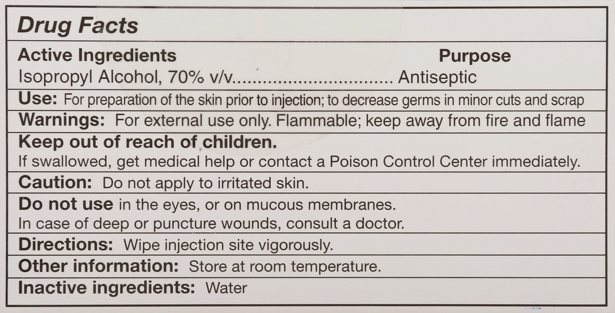 slide 5 of 12, CareTouch Alcohol Prep Pads, 100 ct