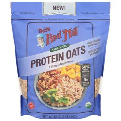 Bob''s Red Mill Organic Oats 32 oz