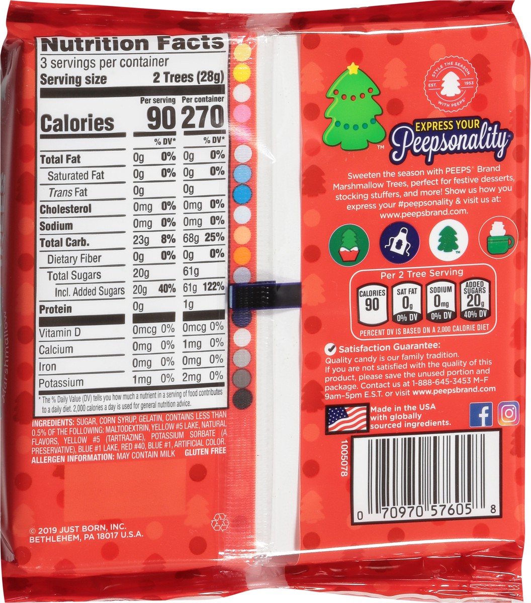 slide 8 of 9, Peeps Marshmallow Trees - 3 oz, 3 oz