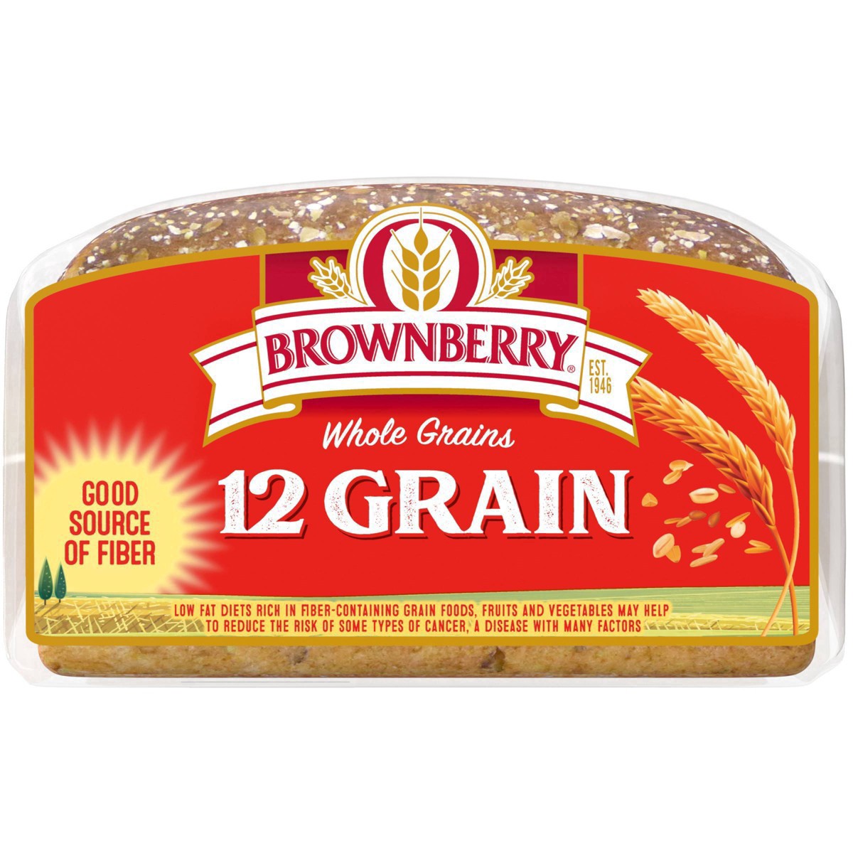 slide 2 of 53, Brownberry 12 Grains and Seeds Bread, 24 oz, Soft Whole Grain Multigrain Bread, Bag, 1 ct