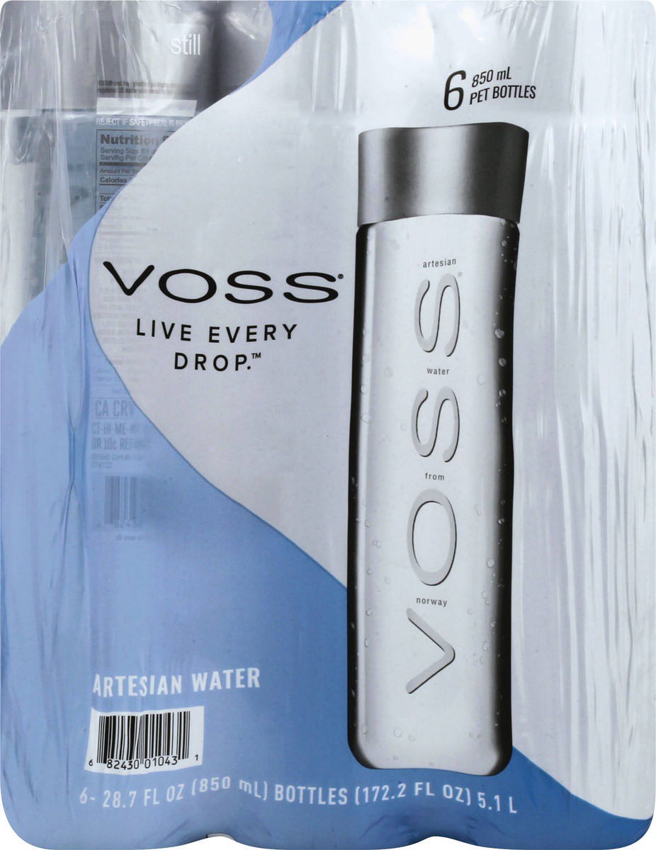 slide 9 of 9, Voss Artesian Water 6 ea, 