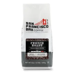 SF Bay Coffee Whole Bean French Roast Coffee 12 oz