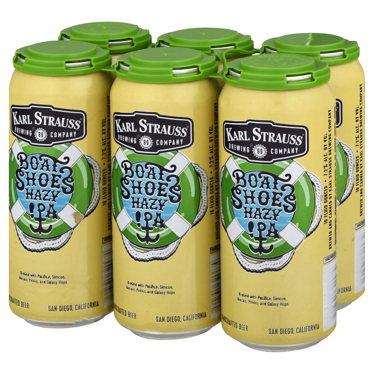 slide 8 of 10, Karl Strauss Brewing Company Boat Shoes Hazy IPA Beer 6 oz, 6 oz