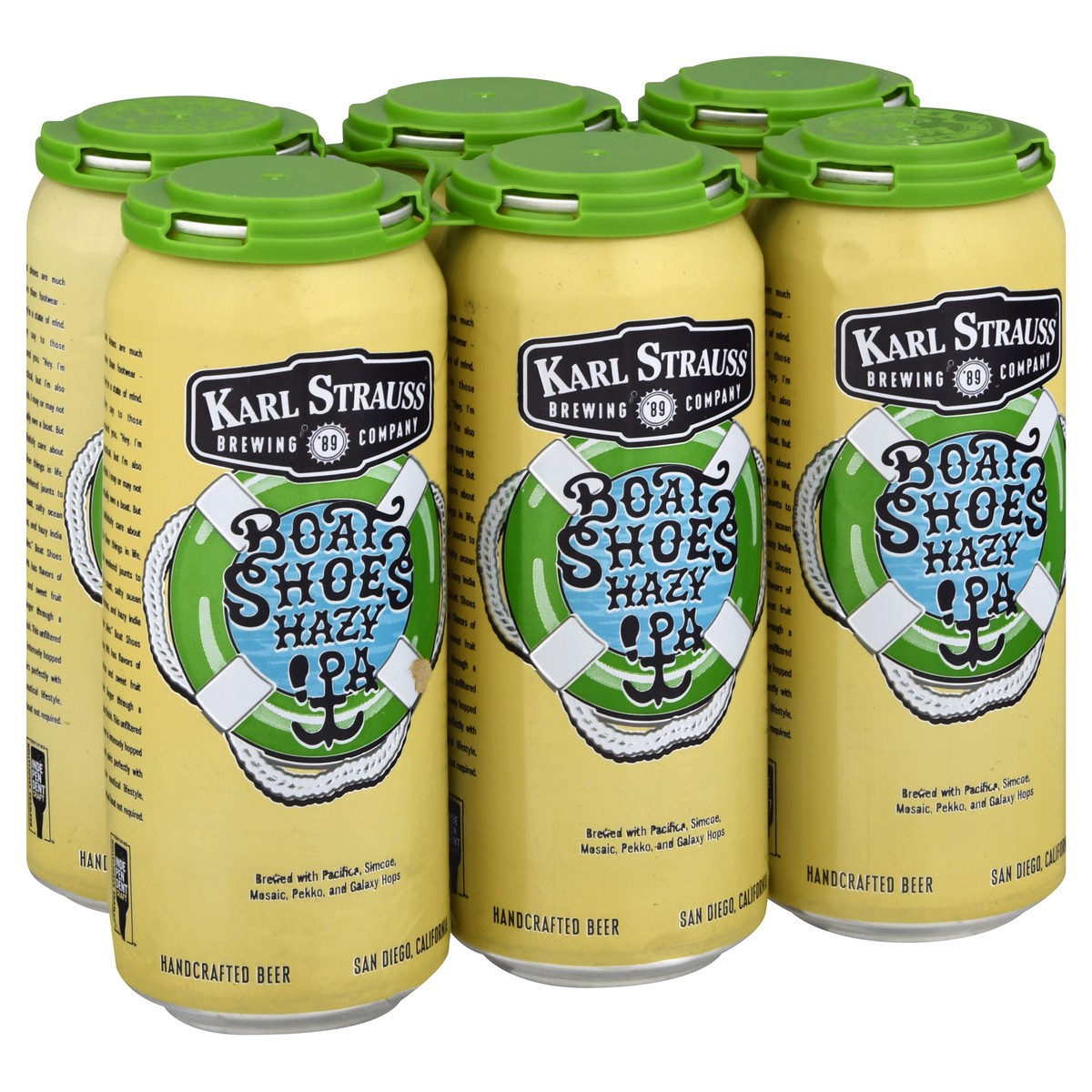 slide 3 of 10, Karl Strauss Brewing Company Boat Shoes Hazy IPA Beer 6 oz, 6 oz