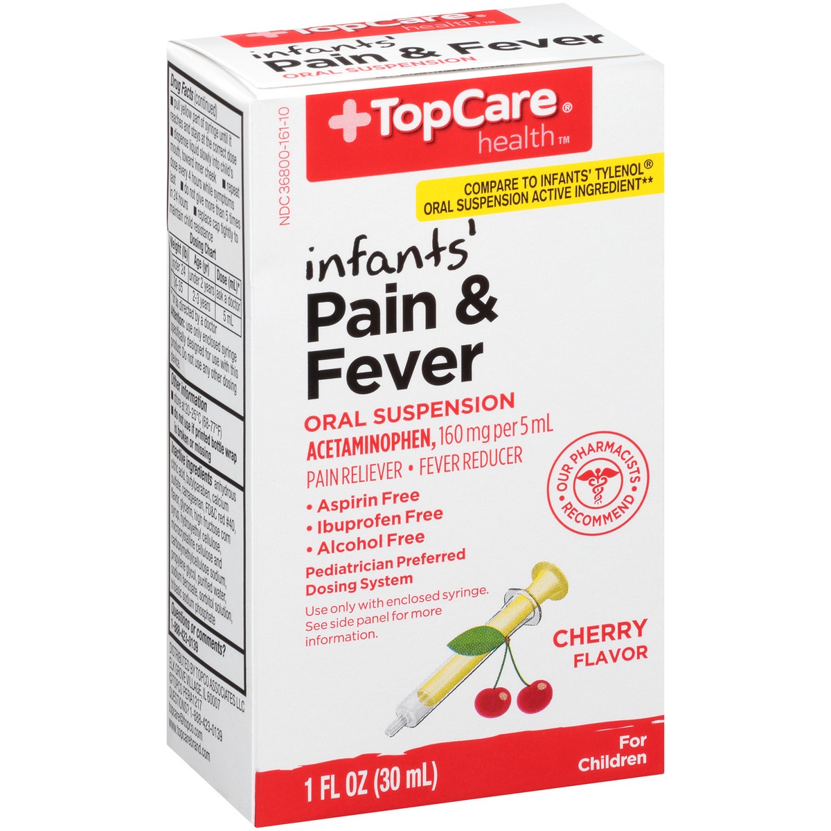 slide 2 of 9, TopCare TOP CARE Topcare Infants Pain & Fever Relief Drops, 1 fl oz