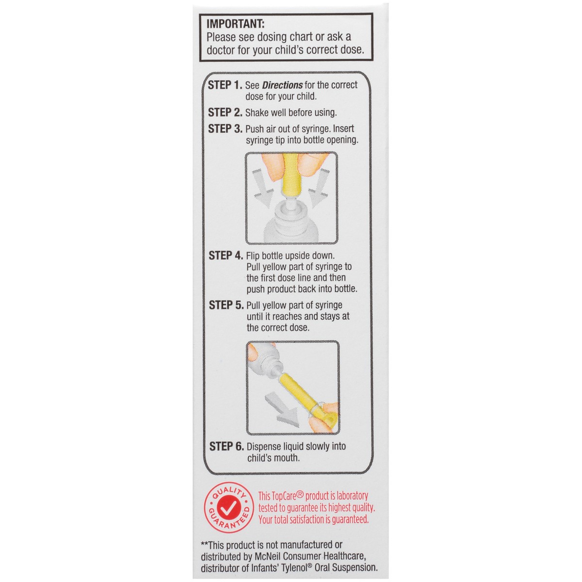 slide 8 of 9, TopCare TOP CARE Topcare Infants Pain & Fever Relief Drops, 1 fl oz