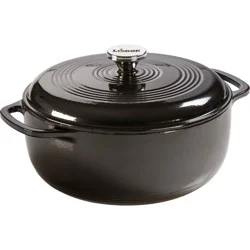 Lodge Enamel Dutch Oven Midnight Chrome