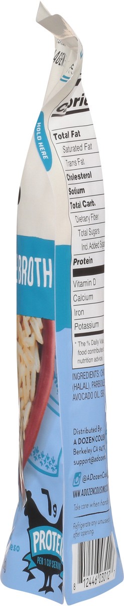 slide 6 of 9, A Dozen Cousins Ready To Eat Rice Cooked In Bone Broth With Sea Salt, 8 oz