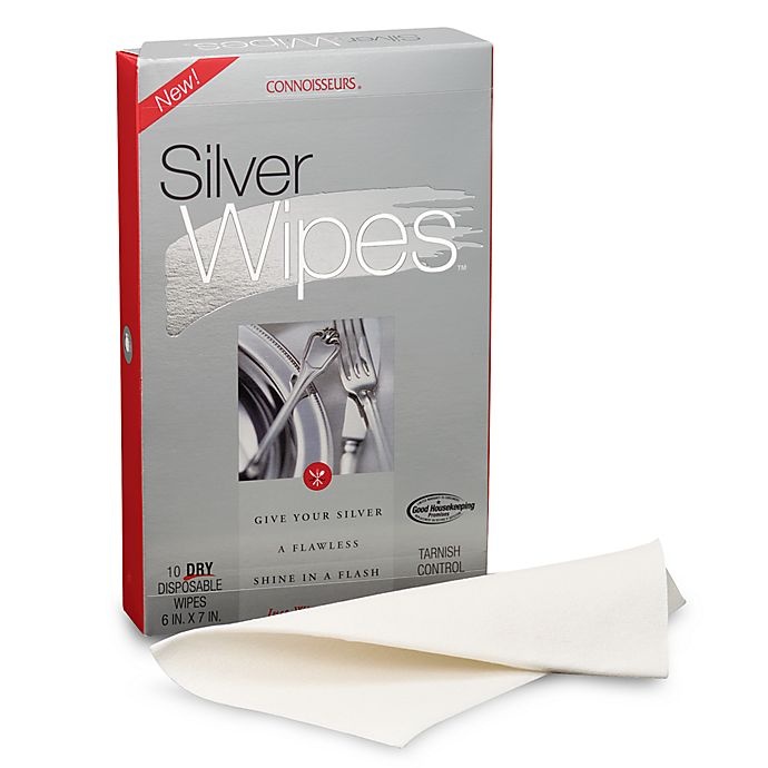 slide 1 of 1, Connoisseurs Silver Wipes, 1 ct