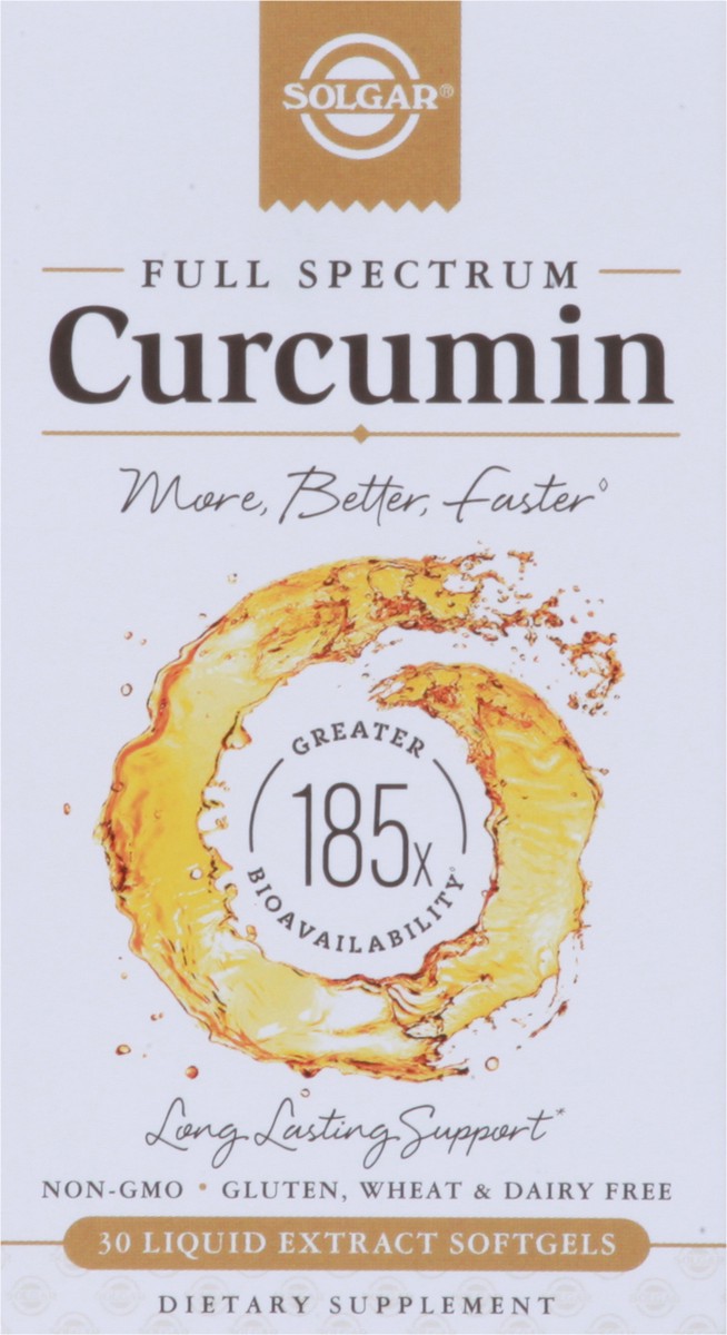 slide 9 of 9, Solgar Full Spectrum Curcumin 30 Liquid Extract Softgels, 30 ct