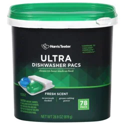 Harris Teeter Fresh Scent Ultra Dishwasher Pacs