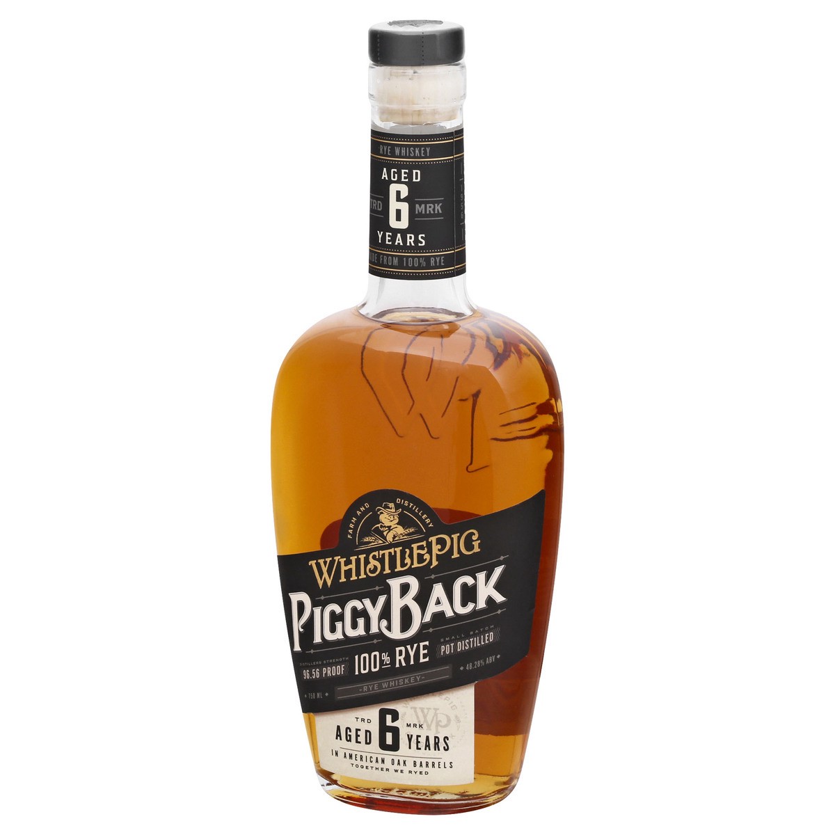 slide 7 of 10, WhistlePig Piggy Back Rye Whiskey 750 ml, 750 ml