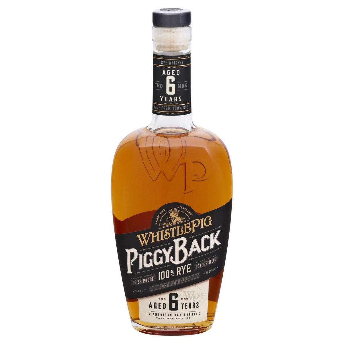 slide 2 of 10, WhistlePig Piggy Back Rye Whiskey 750 ml, 750 ml