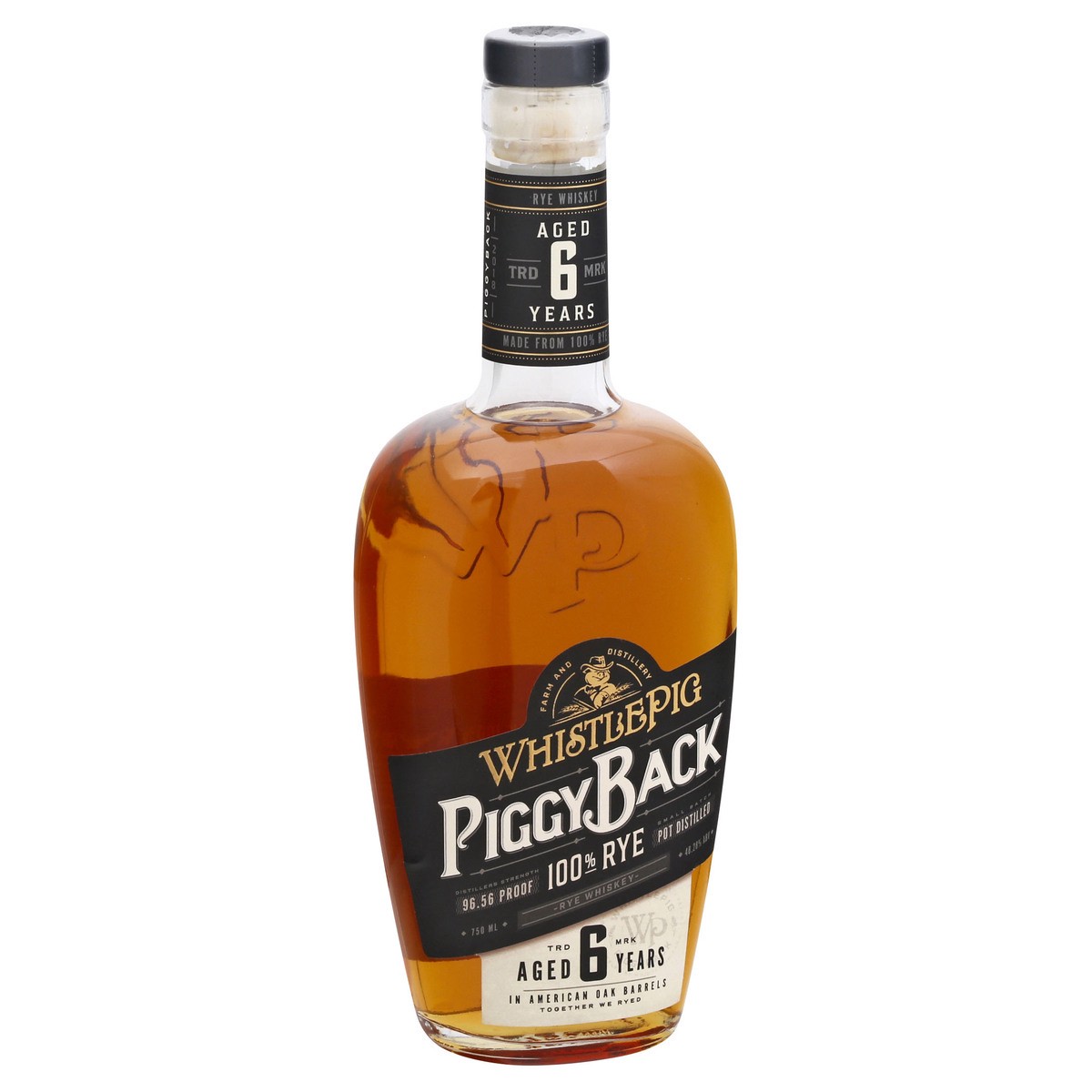 slide 3 of 10, WhistlePig Piggy Back Rye Whiskey 750 ml, 750 ml