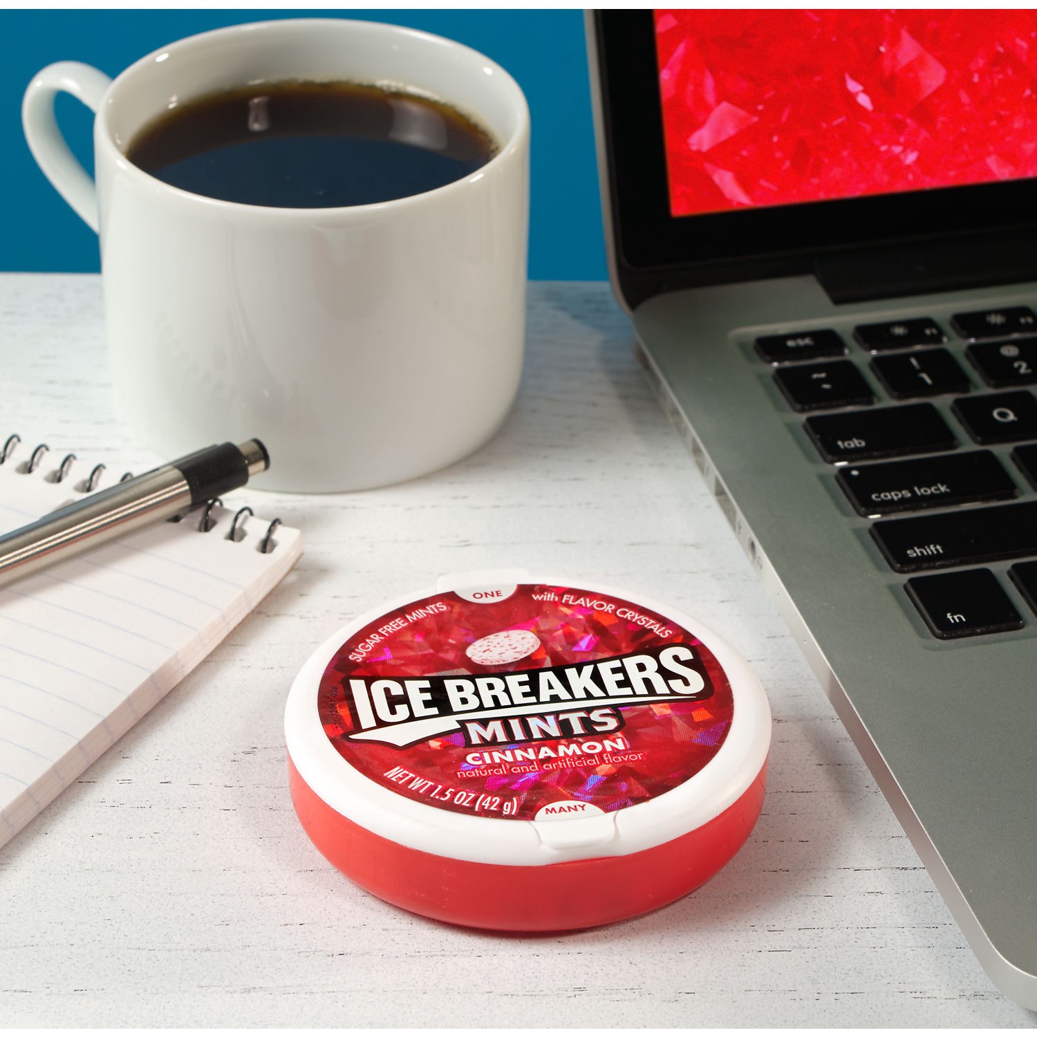 slide 5 of 8, Ice Breakers Cinnamon Sugar Free Breath Mints Tins, 1.5 oz (8 Count), 1.5 oz