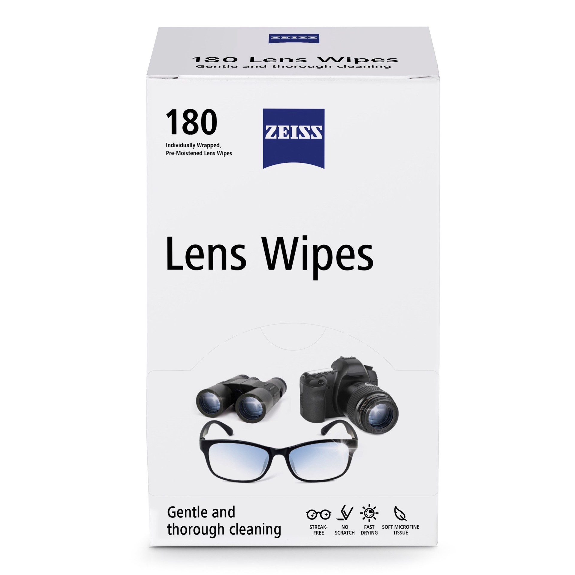 slide 1 of 1, Zeiss Lens Wipes, 180 ct
