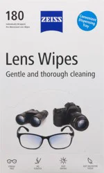 Zeiss Pre-Moistened Lens Wipes 180 Wipes 180 ea