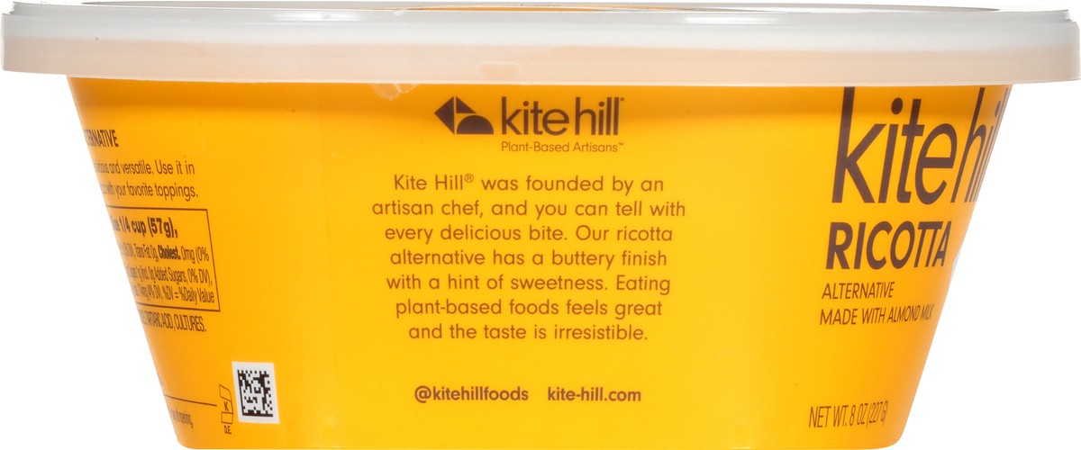 slide 7 of 12, Kite Hill Dairy Free Ricotta Alternative 8 oz, 8 oz